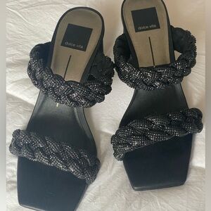 Dolce Vita Black Rhinestone Paily - NIB